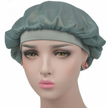 Load image into Gallery viewer, Coconut Nightcap Air Conditioning Cap Long Hair Cap Wide Band Satin Bonnet