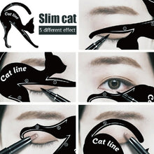 Load image into Gallery viewer, 20 PCS / 10 Sets Women Cat Line Eye Makeup Tool Model
