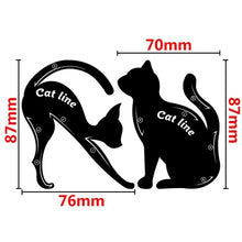 Load image into Gallery viewer, 20 PCS / 10 Sets Women Cat Line Eye Makeup Tool Model