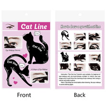 Load image into Gallery viewer, 20 PCS / 10 Sets Women Cat Line Eye Makeup Tool Model