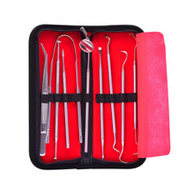 Load image into Gallery viewer, 9 In 1 Stainless Steel Dentist Tools Set, 9 In 1
