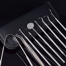 Load image into Gallery viewer, 9 In 1 Stainless Steel Dentist Tools Set, 9 In 1