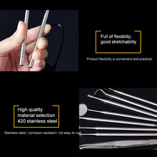 Load image into Gallery viewer, 9 In 1 Stainless Steel Dentist Tools Set, 9 In 1