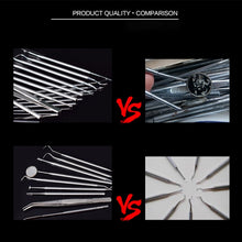 Load image into Gallery viewer, 9 In 1 Stainless Steel Dentist Tools Set, 9 In 1