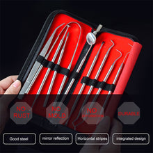 Load image into Gallery viewer, 9 In 1 Stainless Steel Dentist Tools Set, 9 In 1