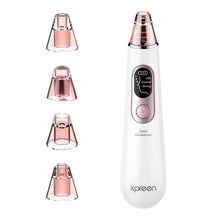 Load image into Gallery viewer, Xpreen Rechargeable Pore Cleanser Home Facial Beauty Device with LED Screen &amp; 4 Probes, XPRE111