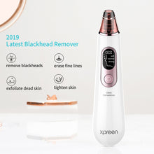 Load image into Gallery viewer, Xpreen Rechargeable Pore Cleanser Home Facial Beauty Device with LED Screen &amp; 4 Probes, XPRE111