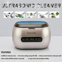 Load image into Gallery viewer, baku BA-3060A 110V Touch Version Household Glasses Jewelry Cleaning Tools Ultrasonic Cleaning Machine, US Plug, US Plug