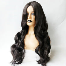 Load image into Gallery viewer, Centre-parted Big Curve Long Curls Wig Chemical Fiber Hair Full Headgear for Women