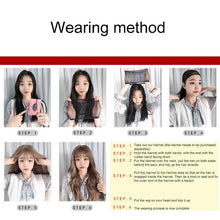 Load image into Gallery viewer, Corn Blanching Long Curly Hair Wig Headgear for Women