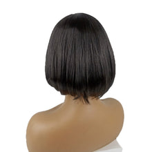 Load image into Gallery viewer, Neat Bang Bobo Short Straight Hair Wig Chemical Fiber Hair Headgear for Women