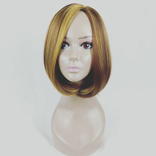 Load image into Gallery viewer, Bob Haircut Wig Headgear for Women (Linen Gold)