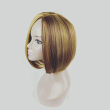 Load image into Gallery viewer, Bob Haircut Wig Headgear for Women (Linen Gold)