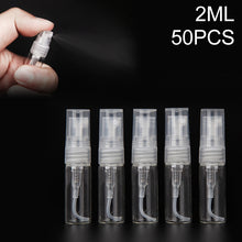 Load image into Gallery viewer, 50 PCS Perfume Bottle Spray Bottle Perfume Bottle Empty Bottle, Capacity:2ML (Transparent), 2ML (Transparent)