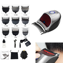 Load image into Gallery viewer, HJ-2018 Men Electric Shaver Fader Self-help Hair Clipper with Wai Cloth + Sponge, Standard Version, CN Plug, with Wai Cloth + Sponge