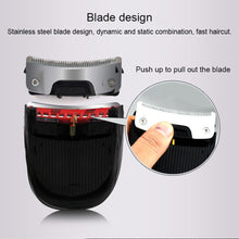 Load image into Gallery viewer, HJ-2018 Men Electric Shaver Fader Self-help Hair Clipper with Wai Cloth + Sponge, Standard Version, CN Plug, with Wai Cloth + Sponge