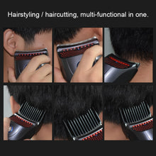 Load image into Gallery viewer, HJ-2018 Men Electric Shaver Fader Self-help Hair Clipper with Wai Cloth + Sponge, Standard Version, CN Plug, with Wai Cloth + Sponge
