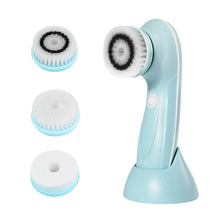 Load image into Gallery viewer, 3 in 1 USB Charging Electronic Cleaning Face Beauty Instrument Pores Nose Blackhead Facial Cleansing Brush, 3 in 1