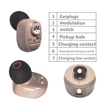 Load image into Gallery viewer, KAIXINWEI VHP-601 DC3.7V In-ear Bluetooth Hearing Aid Sound Amplifier