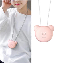 Load image into Gallery viewer, Mini Bear Style Neck Formaldehyde Negative Ion PM2.5 Removal Air Purifier for Kids
