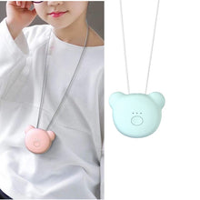Load image into Gallery viewer, Mini Bear Style Neck Formaldehyde Negative Ion PM2.5 Removal Air Purifier for Kids