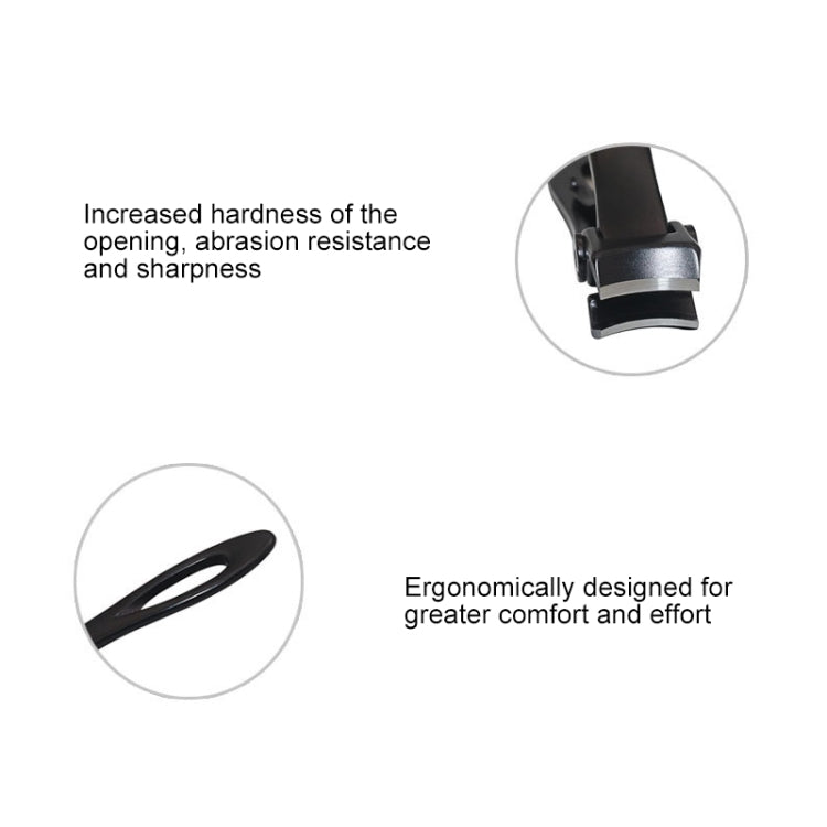 Nail Art Tool Nail Clipper Stainless Steel Nail Nipper, Size: S, 6.9 x 1.3cm, Size: 6.9 x 1.3cm (Black), Size: 6.9 x 1.3cm (Silver)