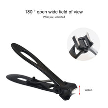 Load image into Gallery viewer, Nail Art Tool Nail Clipper Stainless Steel Nail Nipper, Size: L, 8.8 x 1.6cm, Size: 8.8 x 1.6cm (Black), Size: 8.8 x 1.6cm (Silver)