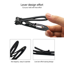 Load image into Gallery viewer, Nail Art Tool Nail Clipper Stainless Steel Nail Nipper, Size: L, 8.8 x 1.6cm, Size: 8.8 x 1.6cm (Black), Size: 8.8 x 1.6cm (Silver)