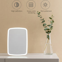 Load image into Gallery viewer, Original Xiaomi Youpin jordan&amp;judy Single-sided Square Desktop LED Cosmetic Mirror, Single Color Style