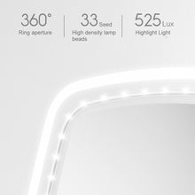Load image into Gallery viewer, Original Xiaomi Youpin jordan&amp;judy Single-sided Square Desktop LED Cosmetic Mirror, Single Color Style