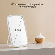 Load image into Gallery viewer, Original Xiaomi Youpin jordan&amp;judy Single-sided Square Desktop LED Cosmetic Mirror, Single Color Style