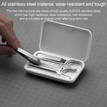 Load image into Gallery viewer, Original Xiaomi Mijia Five-piece Nail Clippers