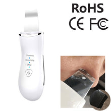 Load image into Gallery viewer, BLK-D016 Ultrasonic Beauty Shovel Skin Machine Vibration Household Facial Cleaning and Washing Massage Instrument Beauty Instrument
