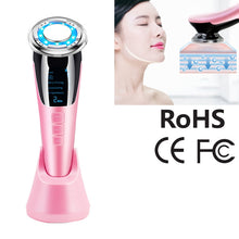 Load image into Gallery viewer, BLK-D818 Facial Beauty Instrument Hot and Cold Color Skin Rejuvenation Instrument EMS Micro Current Beauty Introduction Instrument, BLK-D818  (Pink), BLK-D818  (White)