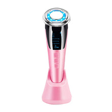 Load image into Gallery viewer, BLK-D818 Facial Beauty Instrument Hot and Cold Color Skin Rejuvenation Instrument EMS Micro Current Beauty Introduction Instrument, BLK-D818  (Pink), BLK-D818  (White)