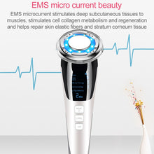 Load image into Gallery viewer, BLK-D818 Facial Beauty Instrument Hot and Cold Color Skin Rejuvenation Instrument EMS Micro Current Beauty Introduction Instrument, BLK-D818  (Pink), BLK-D818  (White)