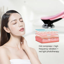 Load image into Gallery viewer, BLK-D818 Facial Beauty Instrument Hot and Cold Color Skin Rejuvenation Instrument EMS Micro Current Beauty Introduction Instrument, BLK-D818  (Pink), BLK-D818  (White)