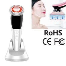 Load image into Gallery viewer, BLK-D818 Facial Beauty Instrument Hot and Cold Color Skin Rejuvenation Instrument EMS Micro Current Beauty Introduction Instrument, BLK-D818  (Pink), BLK-D818  (White)