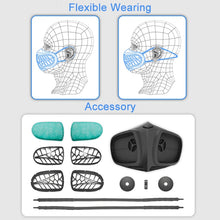 Load image into Gallery viewer, Silicone Protective Reusable PM2.5 KN95 Respirator Mask Replaceable Filter Antivirus Anti-fog Face Mask, Reusable PM2.5 KN95