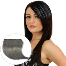 Load image into Gallery viewer, Color Gradient Invisible Seamless Hair Extension Wig Piece Straight Hair Piece Color Bangs Hair Piece