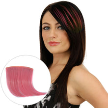 Load image into Gallery viewer, Color Gradient Invisible Seamless Hair Extension Wig Piece Straight Hair Piece Color Bangs Hair Piece