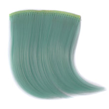 Load image into Gallery viewer, Color Gradient Invisible Seamless Hair Extension Wig Piece Straight Hair Piece Color Bangs Hair Piece