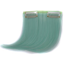Load image into Gallery viewer, Color Gradient Invisible Seamless Hair Extension Wig Piece Straight Hair Piece Color Bangs Hair Piece