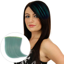 Load image into Gallery viewer, Color Gradient Invisible Seamless Hair Extension Wig Piece Straight Hair Piece Color Bangs Hair Piece