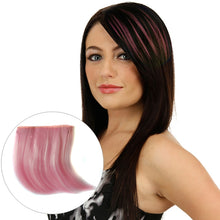 Load image into Gallery viewer, Color Gradient Invisible Seamless Hair Extension Wig Piece Straight Hair Piece Color Bangs Hair Piece