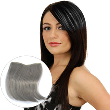 Load image into Gallery viewer, Color Gradient Invisible Seamless Hair Extension Wig Piece Straight Hair Piece Color Bangs Hair Piece