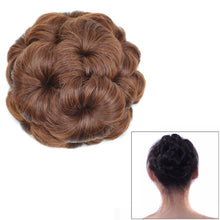 Load image into Gallery viewer, 30M33# Wig Ball Head Flower Hairpin Hair Bag Wig Headband for Bride, 30M33#