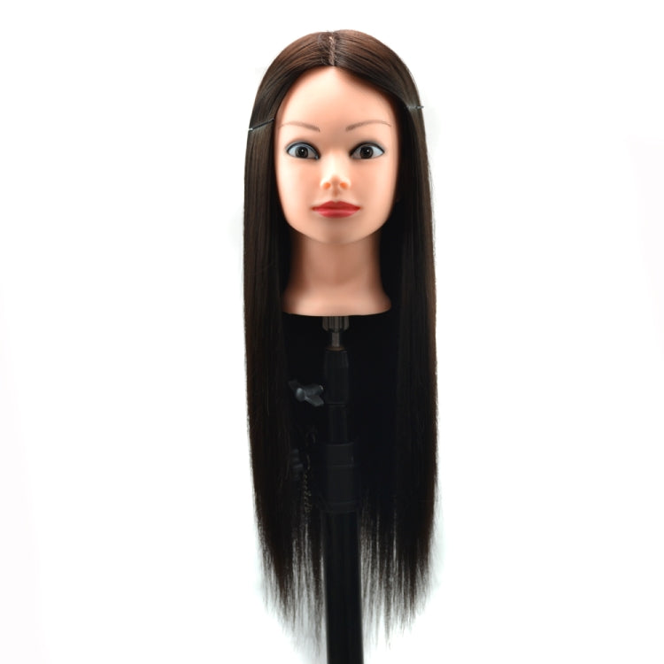 Practice Disc Hair Braided Mannequin Head Wig Styling Trimming Head Model, Purple, Beige, Sky Blue, Yellow, Brown, Black, Grey, Marron