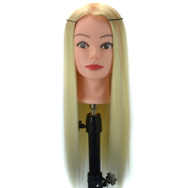 Practice Disc Hair Braided Mannequin Head Wig Styling Trimming Head Model, Purple, Beige, Sky Blue, Yellow, Brown, Black, Grey, Marron