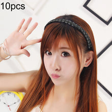 Load image into Gallery viewer, 10 PCS Wig Twist Braid Jewelry Headband Hair Buckle (Light Yellow)